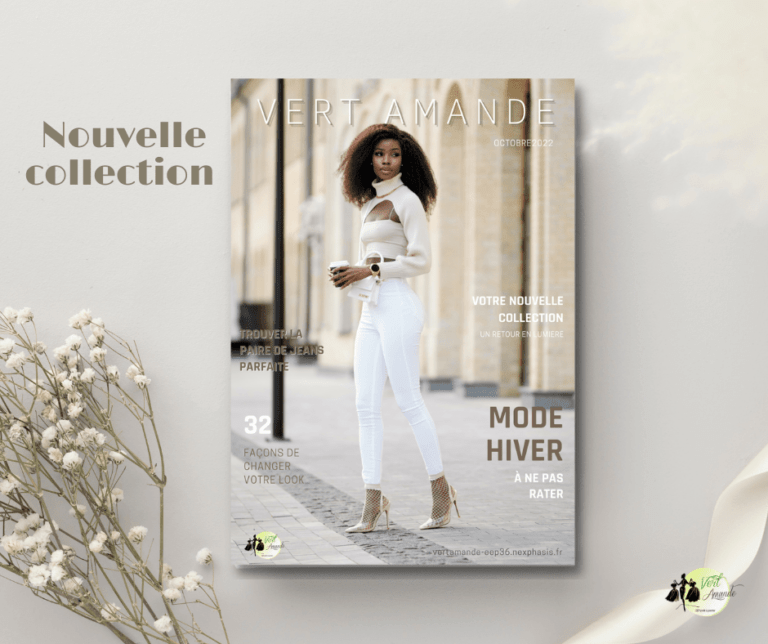 Couverture Catalogue Hiver Vert Amande
