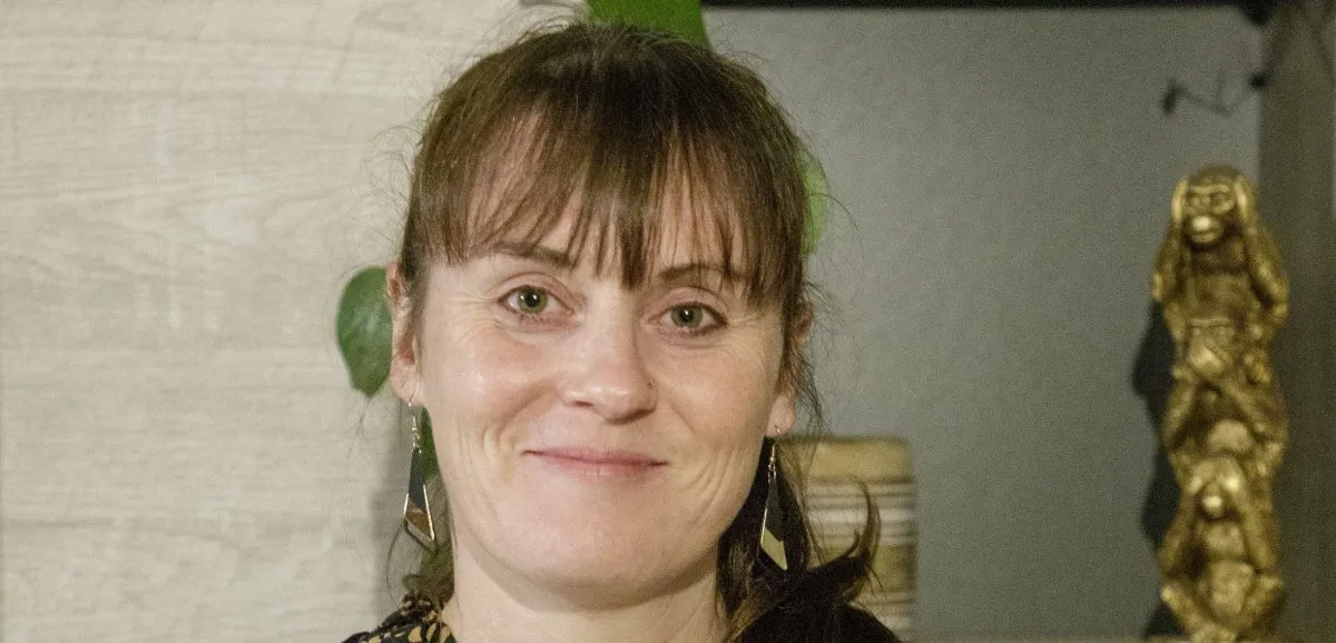 Andine BONNIN de VLV CLEAN lors de son interview de l'Echo du Berry