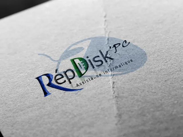 Logo RepDisk réalisé par Nexphasis informatique