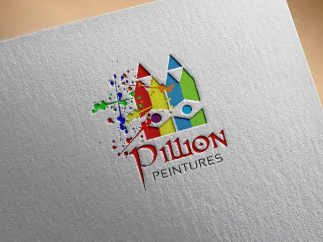 Logo Pillion peintures réalisé par Nexphasis informatique